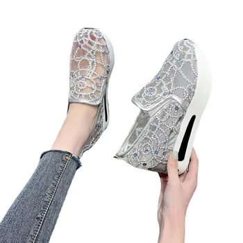 2023 הקיץ החדש פלטפורמת רשת לנשימה אופנה סנדלים יוקרה סנדלי נשים מעצבי נעלי נשים