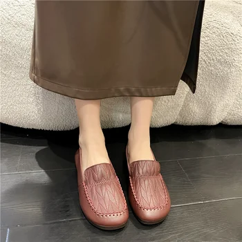 אופנה נשים נעליים מזדמנים לנשימה נשים מוקסינים רדוד לנחם את אמא גבירותיי נעלי אופנה חמה מכירת 2023 נשים נעליים שטוחות