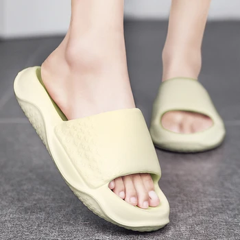 הנשים פלטפורמת נעלי הקיץ חדשות לשירותים בבית החלקה נעלי בית לנשים רך הבלעדי אווה נשי מזדמן להחליק על שקופיות נעליים