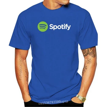חדשות המוזיקה Spotify הזרמה רדיו נייד לוגו מותאם אישית, גברים שחור חולצת טי, טי, חולצת טי, טי, חולצה