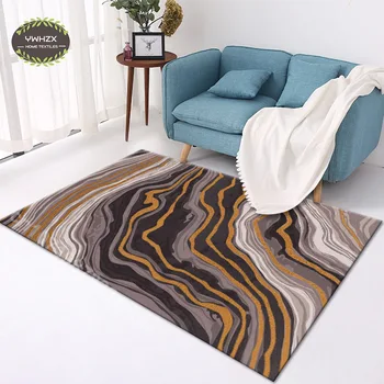 יוקרה קו הדפסה שטיח 3D אירופה אזור גדול בסלון ספת שינה שטיח שטיח שטיחים ביתיים מחצלת אמנות אסתטיקה עיצוב