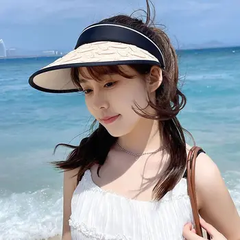 כובע נשי קיץ המקטורן גדול ברים השמש הוכחה כובע השמש UV יפני בגימור חיצוני רכיבה אוויר המגבעת
