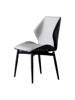 מותאם אישית נורדי אור יוקרה האוכל כיסא מודרני מינימליסטי מעצב הבית משענת הכיסא מסעדה מינימליסטי נוח