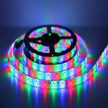 משחק רצועת LED אורות 5V רצועת LED אורות צבעוניים רקע מנורת USB שלט רחוק RGB רצועת אורות לטלוויזיה עיצוב
