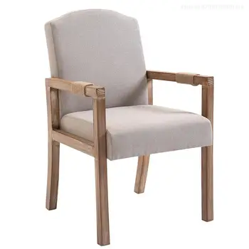 צפון אירופה כיסא האוכל הכיסא בסלון שרפרף עץ מלא משענת באינטרנט סלבריטאים רהיטים מעקה צואה